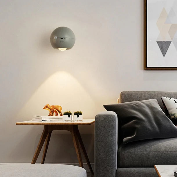 Kinkiet LED z czujnikiem ruchu i obrotem 360°