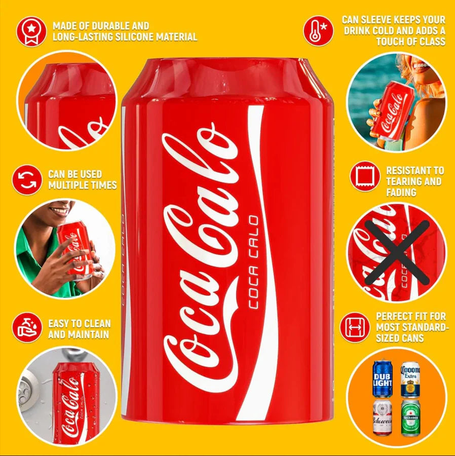 Silikonowe osłony na puszki piwa