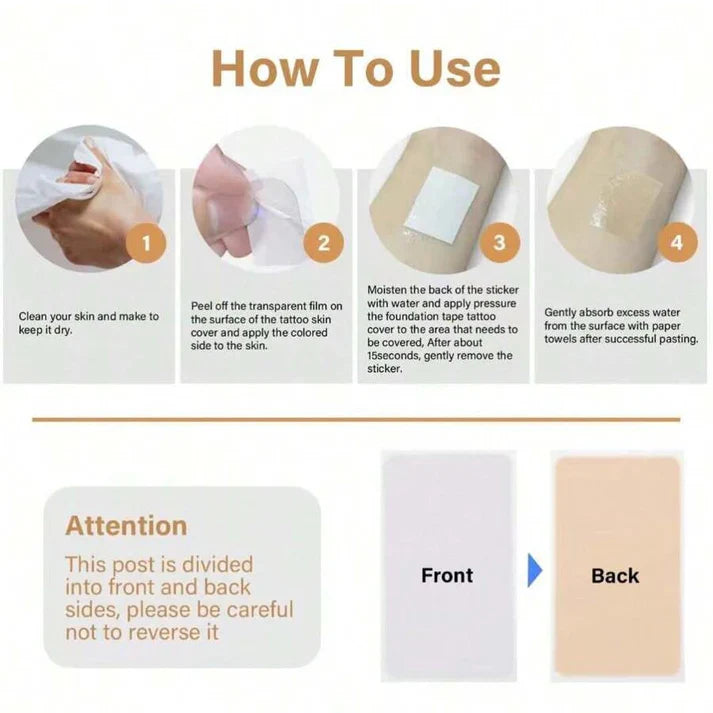 Plasterki zakrywające tatuaże i blizny™