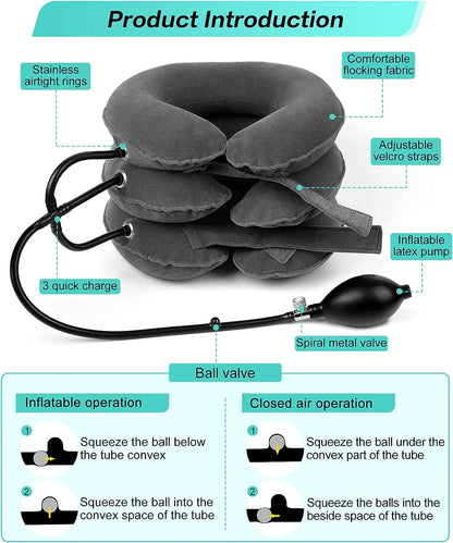 Nadmuchiwany kołnierz na szyję 