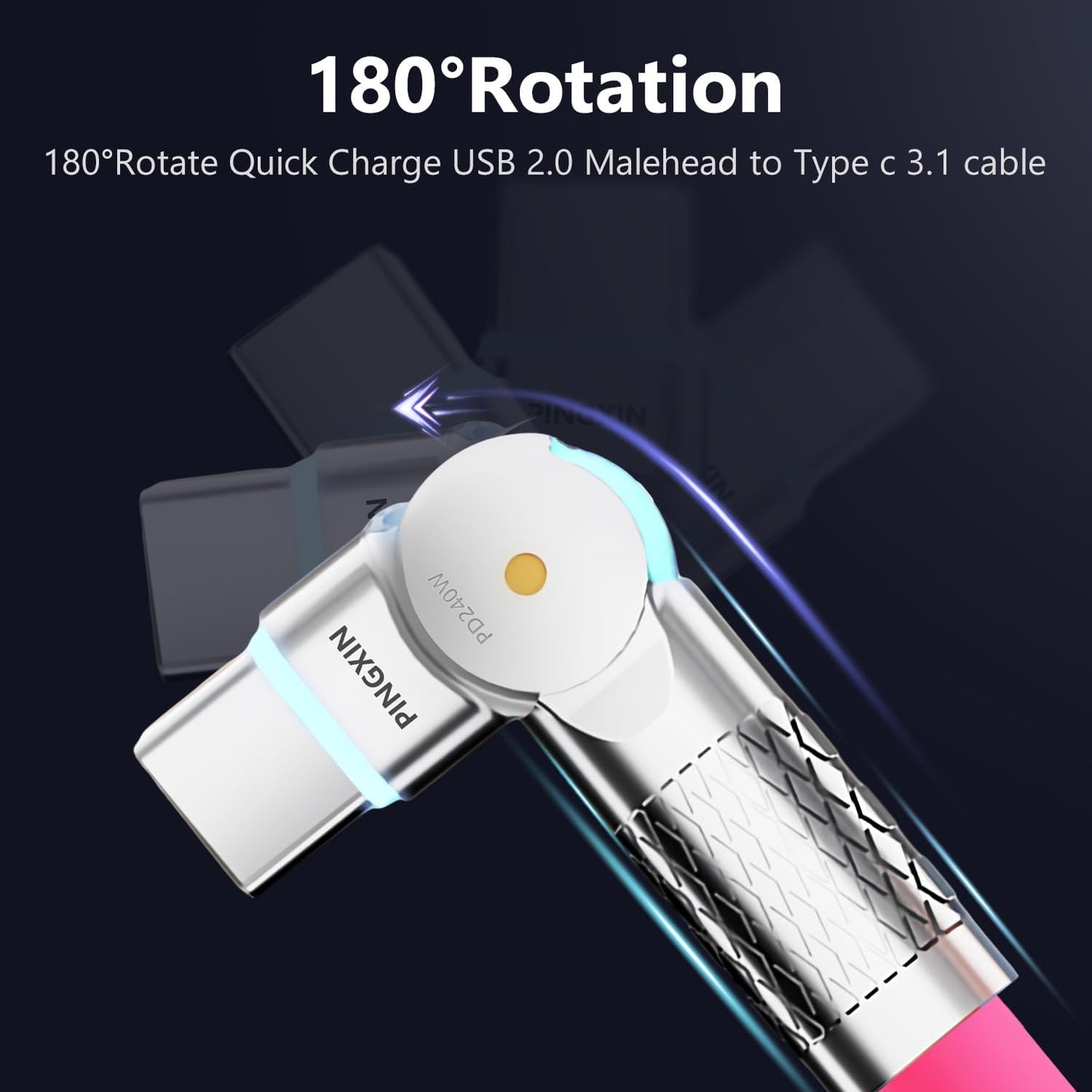 Kabel ładujący typu C 240 W