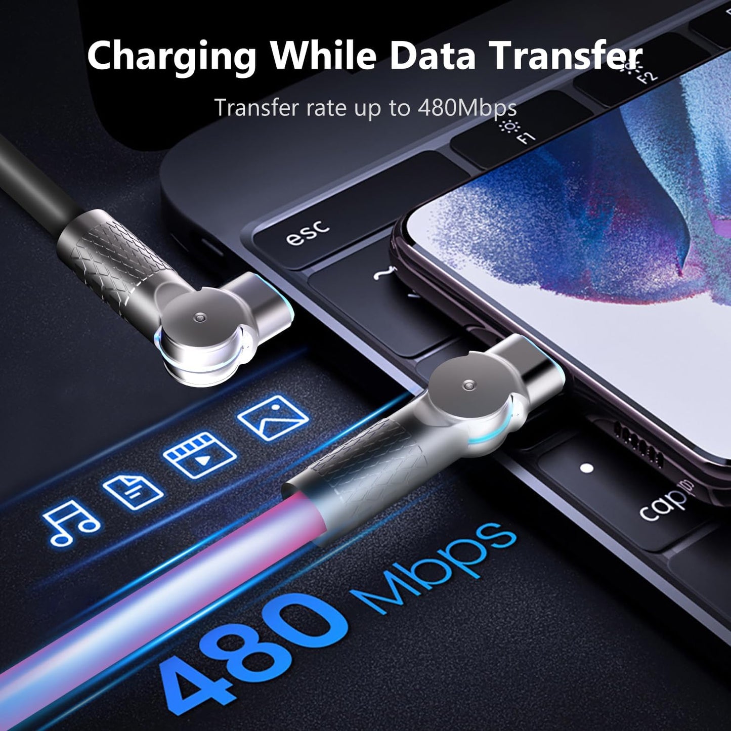 Kabel ładujący typu C 240 W