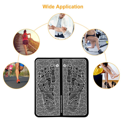 Elektryczna, akumulatorowa podkładka do masażu stóp 