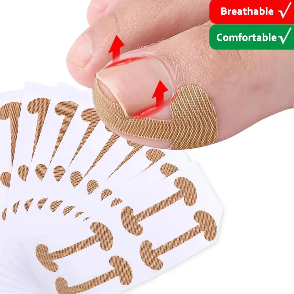 Paski korekcyjne do paznokci u stóp