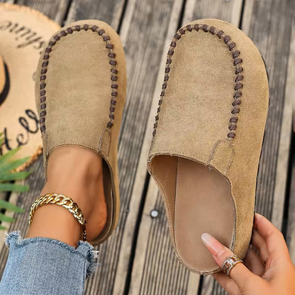 Damen Vintage-Leder-Orthopädie-Sandalen