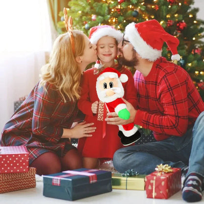 Śpiewające zabawki Mikołaja potrząsające biodrami