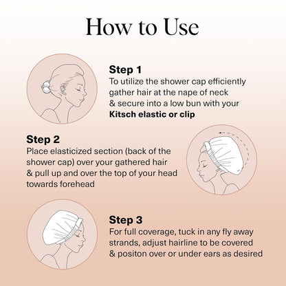 Luksusowe czepki prysznicowe