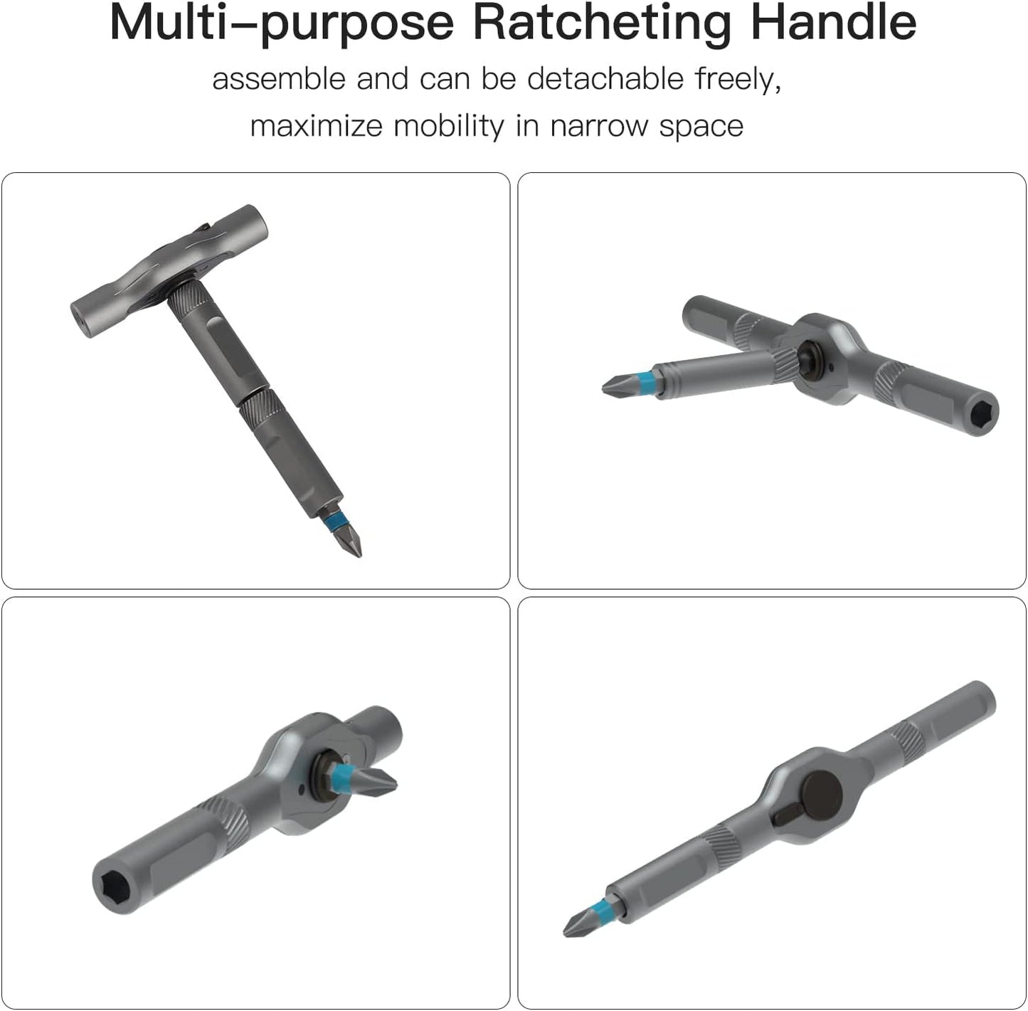 Zestaw mini śrubokrętów magnetycznych 24 w 1