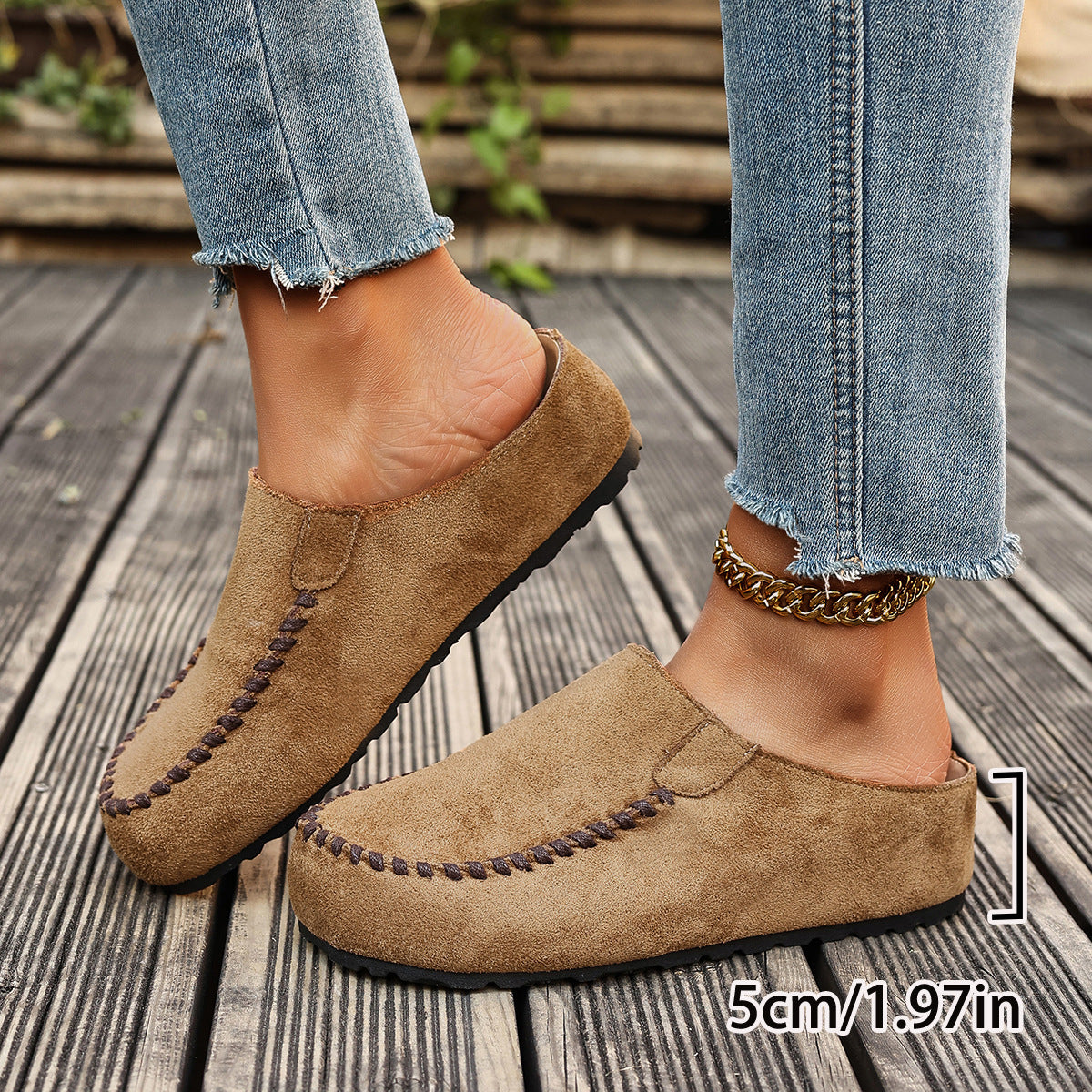 Damen Vintage-Leder-Orthopädie-Sandalen
