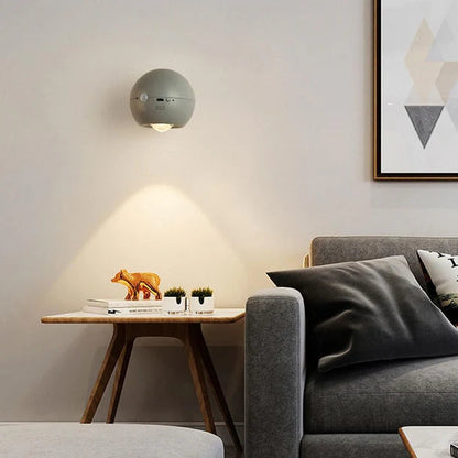 Kinkiet LED z czujnikiem ruchu i obrotem 360°