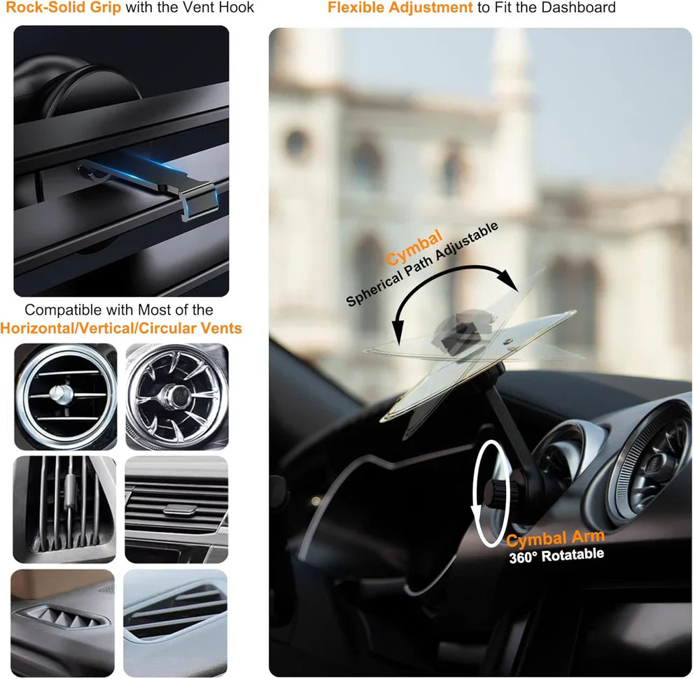 Talerz samochodowy Air Vent Mini Drum BeatRide Pro