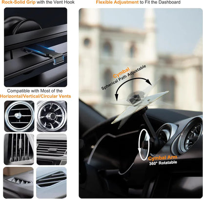 Talerz samochodowy Air Vent Mini Drum BeatRide Pro