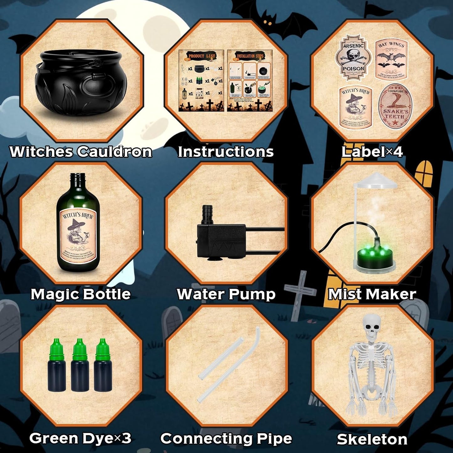 Dekoracje na Halloween w pomieszczeniach