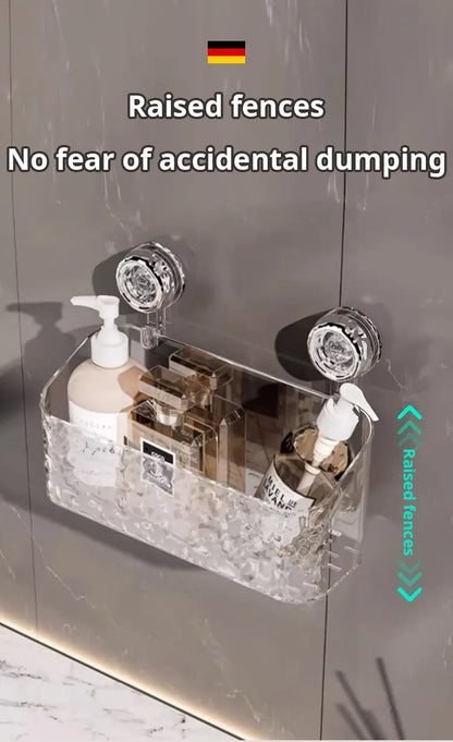 Luksusowa falowana półka z przyssawką 