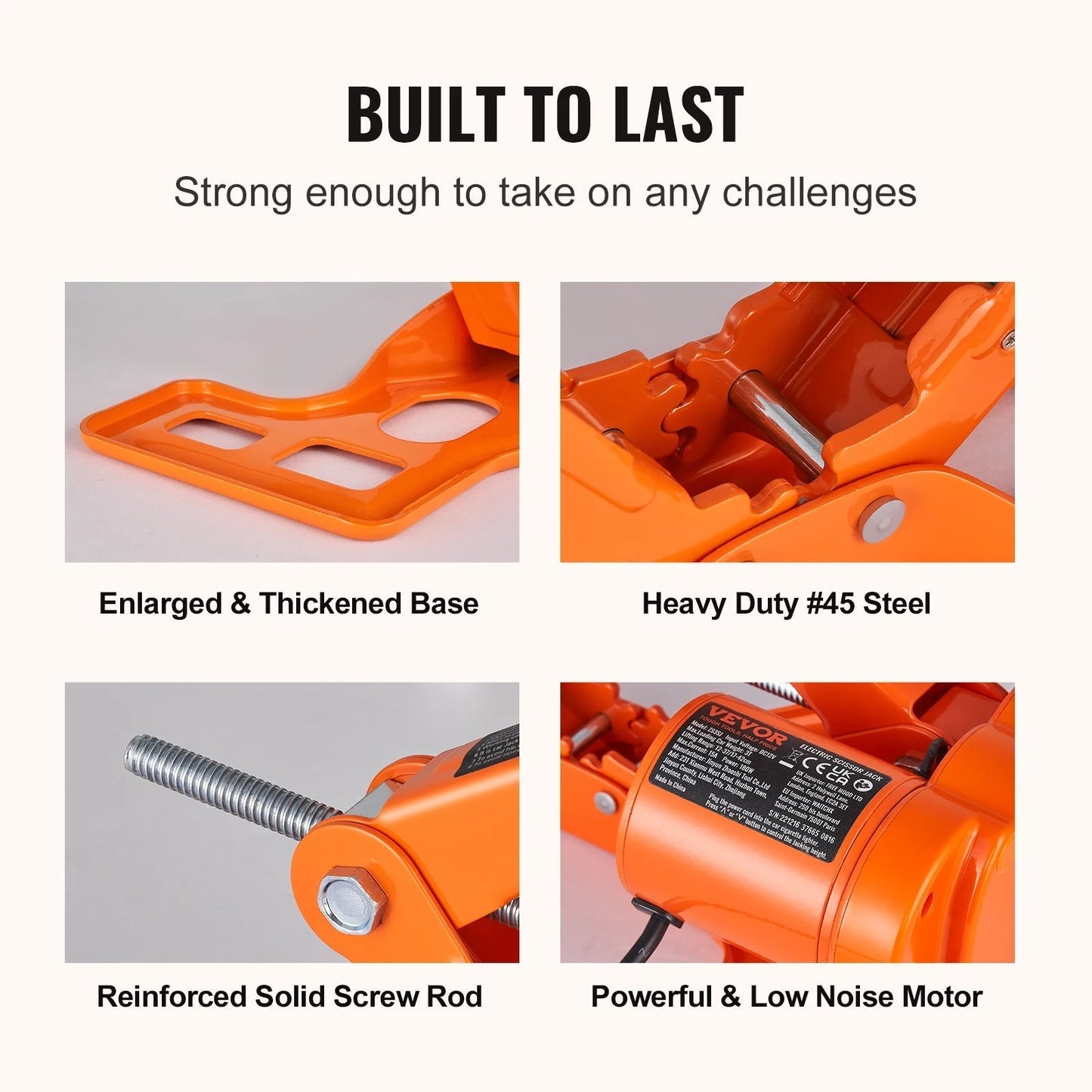 Przenośny elektryczny podnośnik samochodowy 