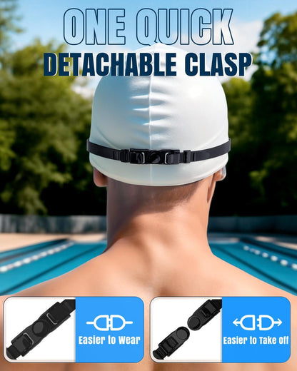 Okulary pływackie z szerokim polem widzenia, przeciwmgielne i UV, UNISEX