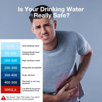 Całkowicie nowy miernik TDS 4 w 1, cyfrowy tester wody z 2025 r. 