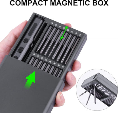 Zestaw precyzyjnych śrubokrętów elektrycznych MINI 69 w 1