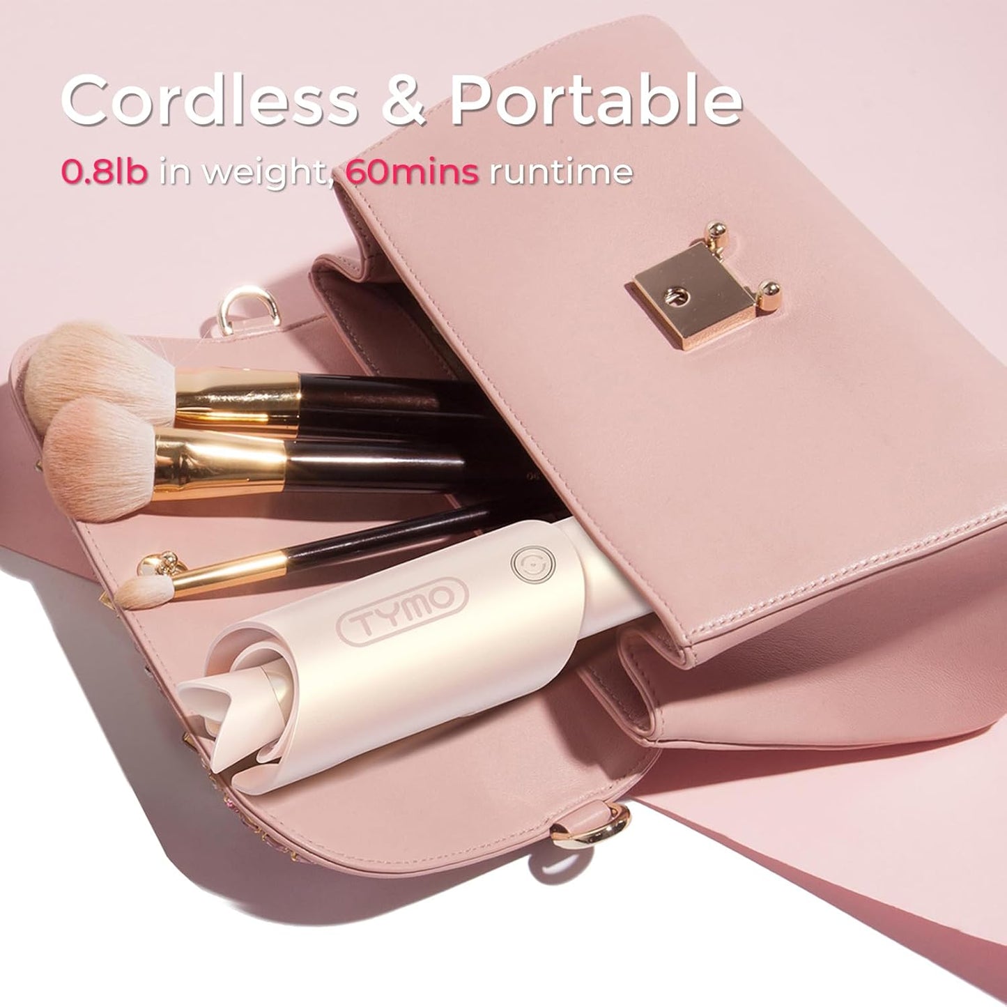 Obrotowa lokówka zapobiegająca oparzeniom i splątaniu, zapewniająca łatwe tworzenie loków