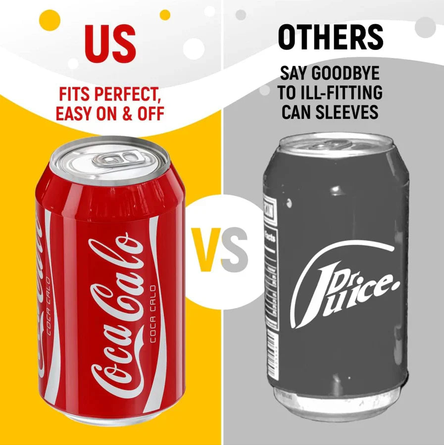 Silikonowe osłony na puszki piwa 