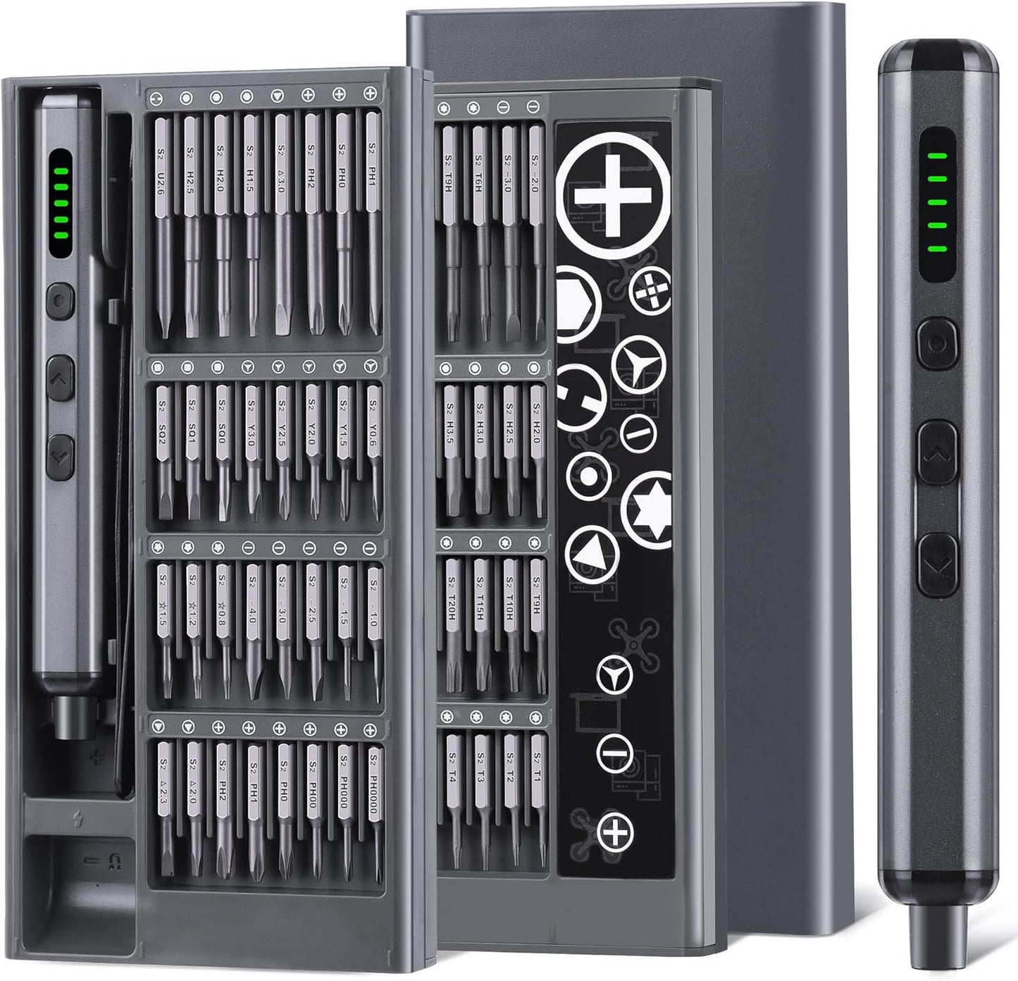 Zestaw precyzyjnych śrubokrętów elektrycznych MINI 69 w 1