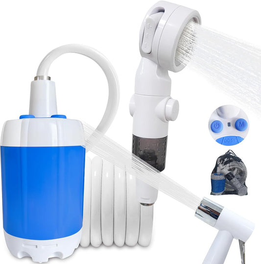 Przenośny prysznic kempingowy na zewnątrz