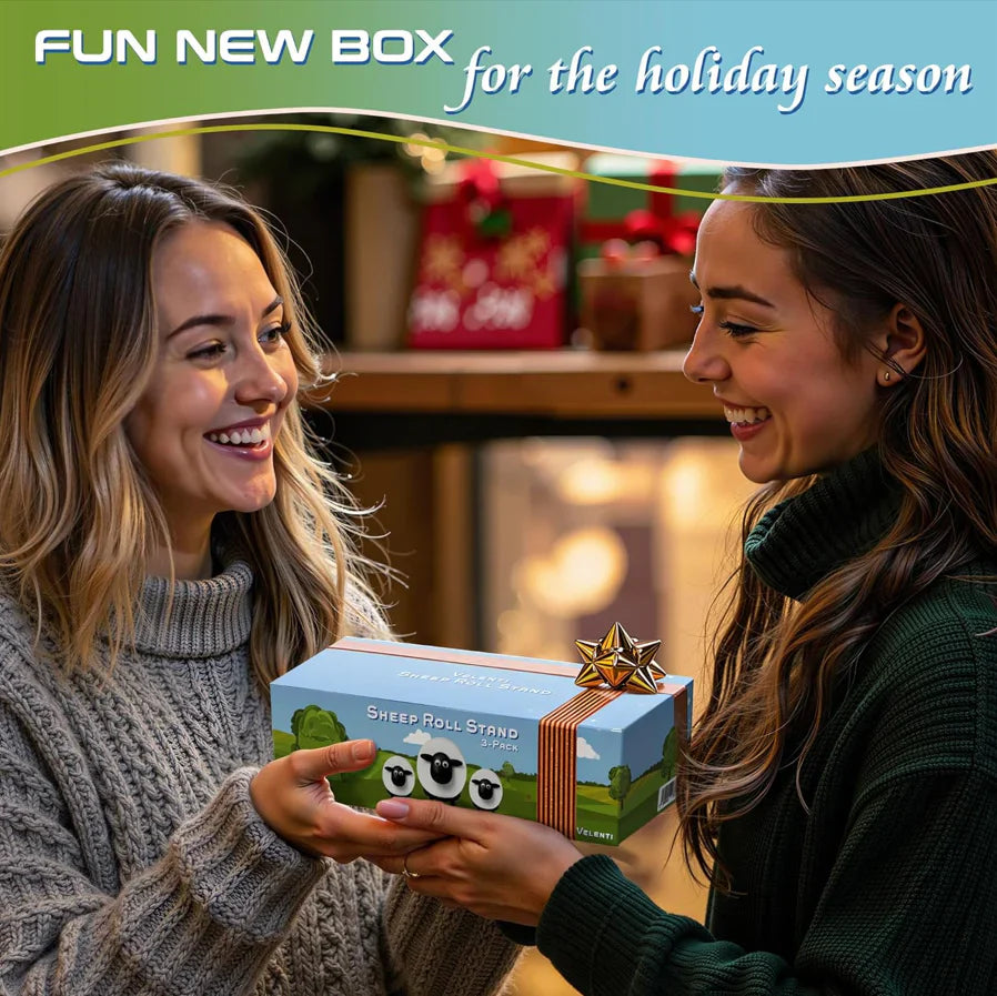 Uchwyt na papier toaletowy w kształcie owcy