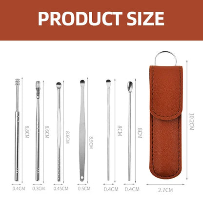 Zestaw narzędzi do czyszczenia woskowiny usznej Spring