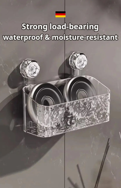 Luksusowa falowana półka z przyssawką 