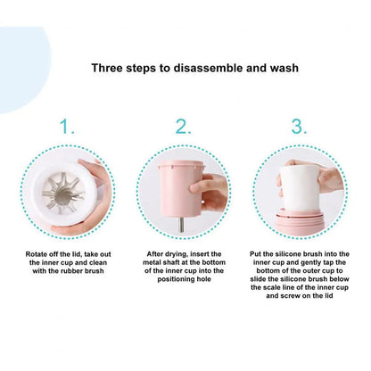 Przenośny środek do czyszczenia łap