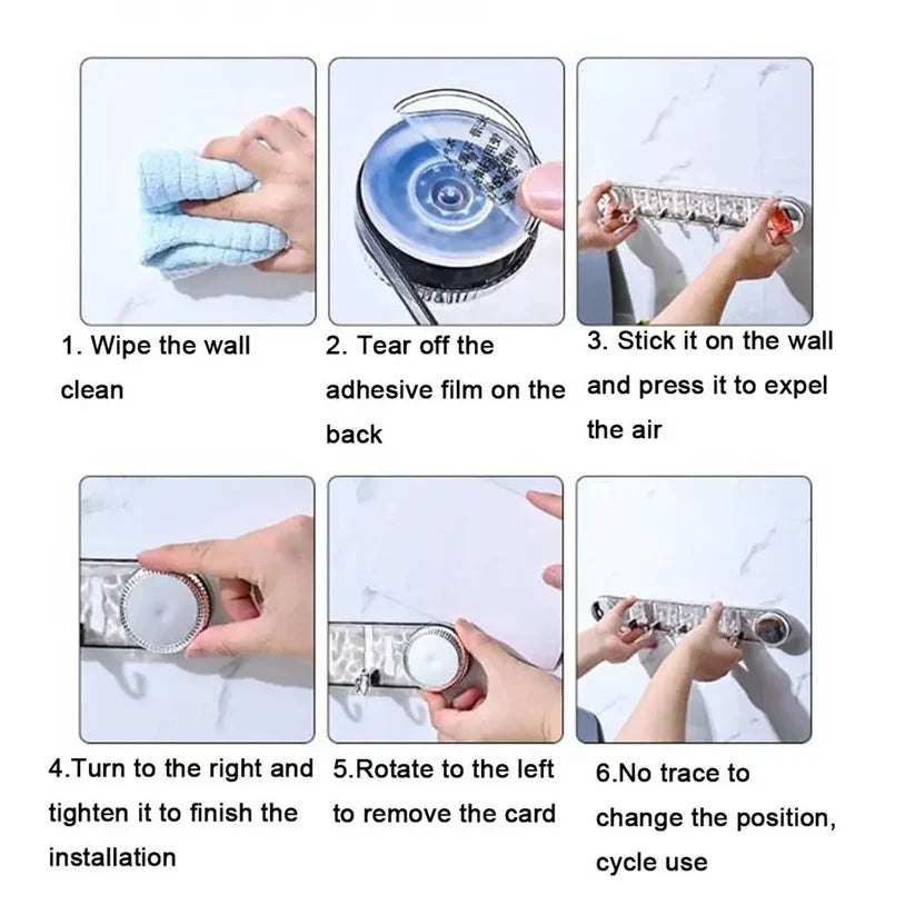 Haczyk na ręczniki z przyssawką