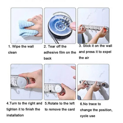 Haczyk na ręczniki z przyssawką