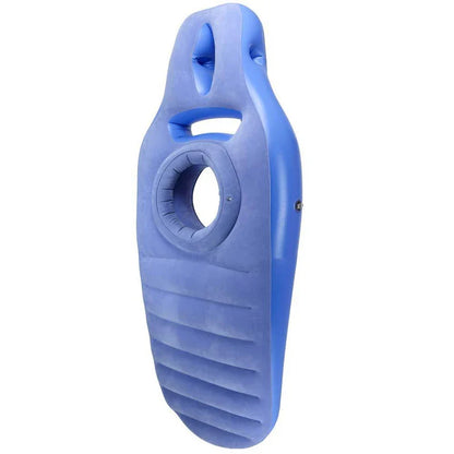 Nadmuchiwany materac dla kobiet w ciąży z otworem odciążającym