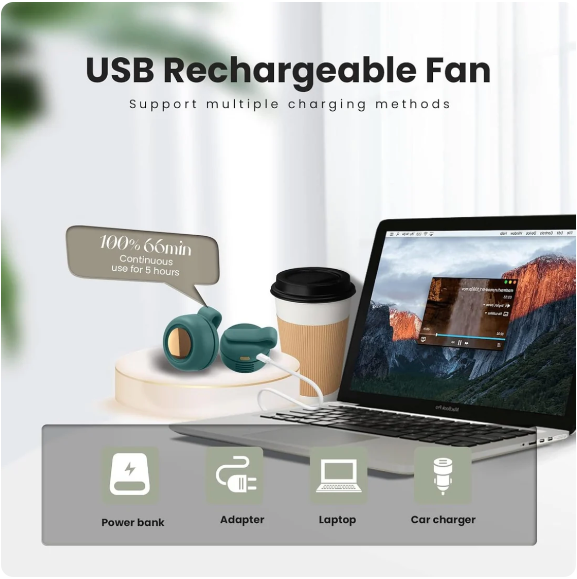 Miniaturowy przenośny wentylator kieszonkowy