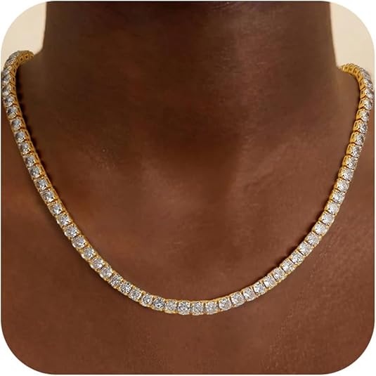 Tennisketting | Złoty