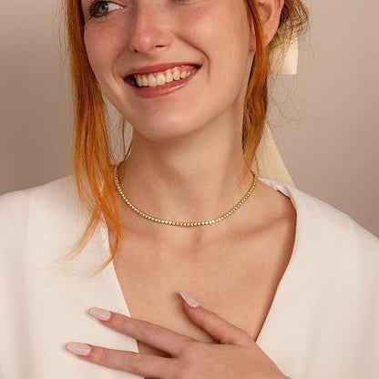Tennisketting | Złoty