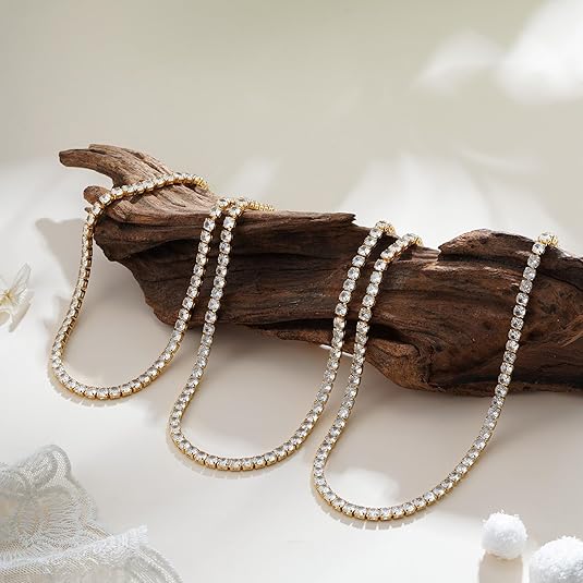 Tennisketting | Złoty