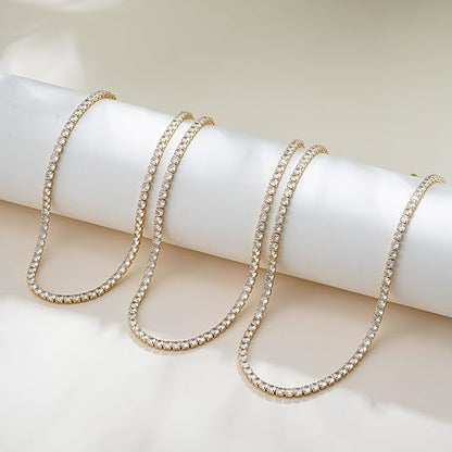 Tennisketting | Złoty