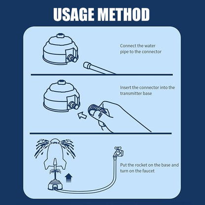 Zraszacz wodny rakietowy