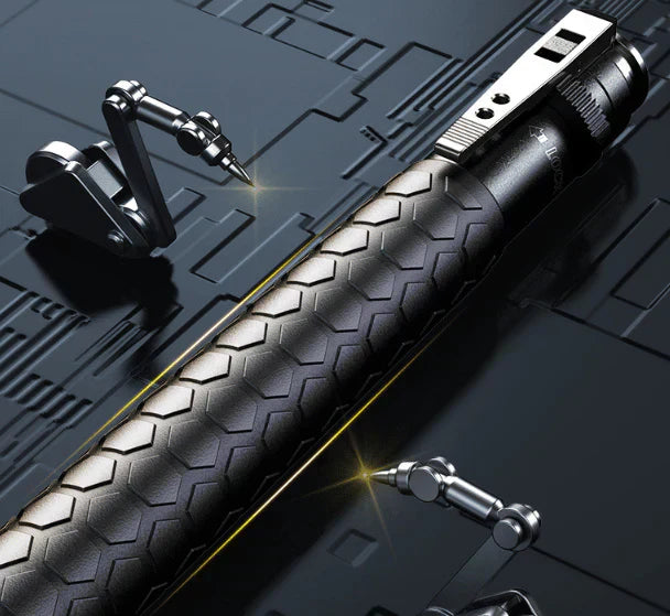 Ulepszony automatycznie chowany kij do samoobrony 